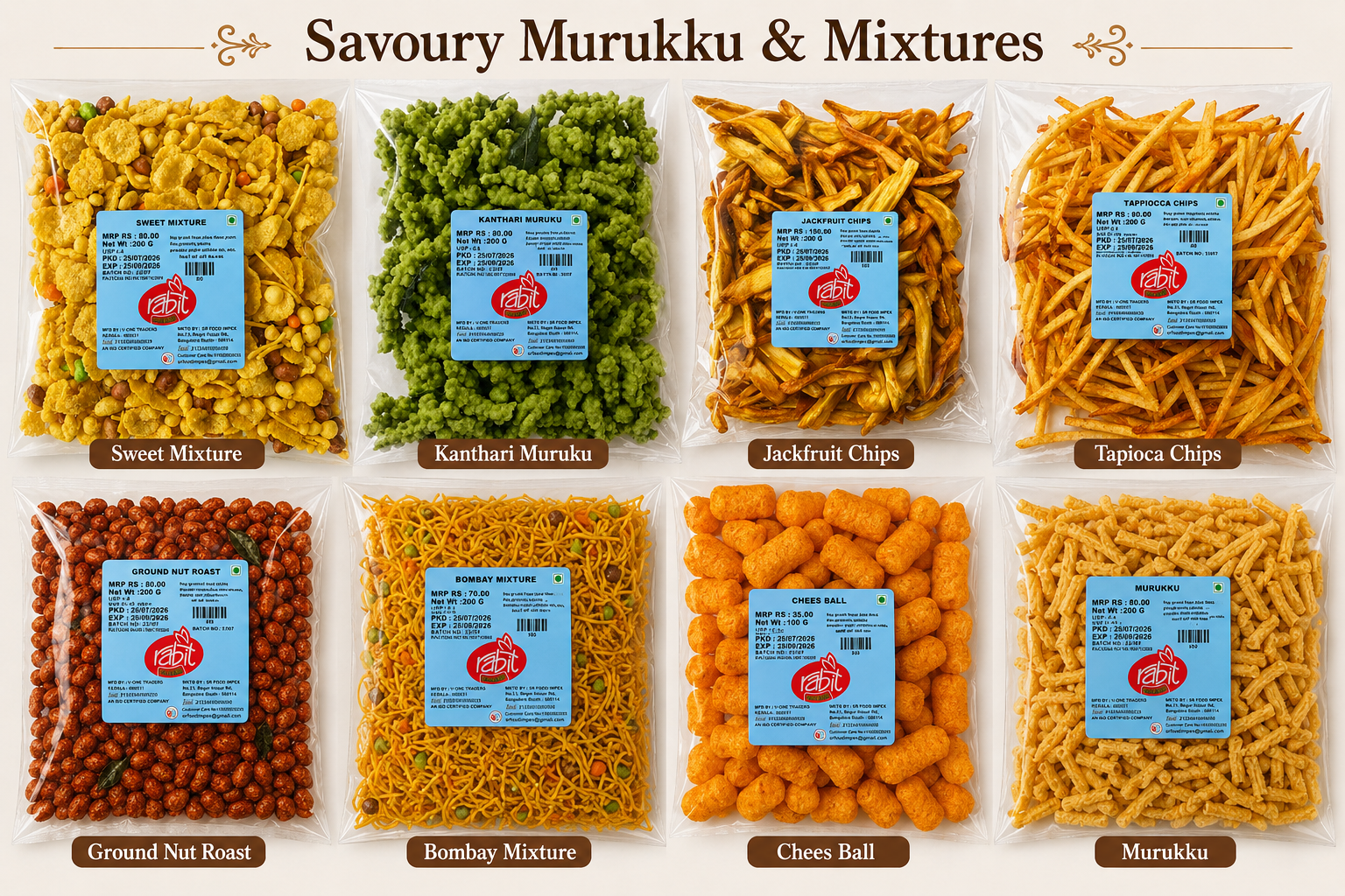 Murukku and Mixtures